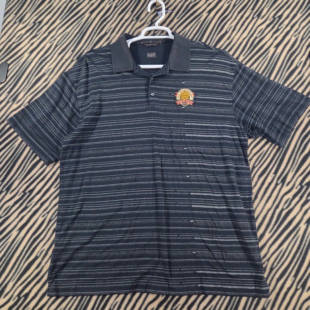 Vintage Y2K Tiger Woods 2004 PGA Championship Whistling Straits Polo Shirt XL